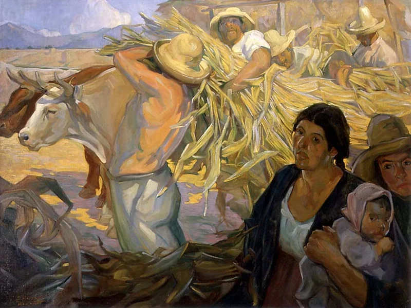 1887-Saturnino Herrán - Il raccolto
